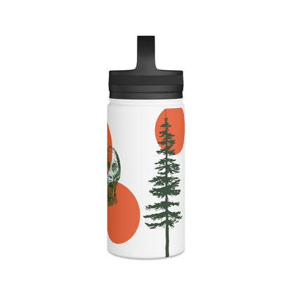 Stainless Steel Water Bottle, Handle Lid