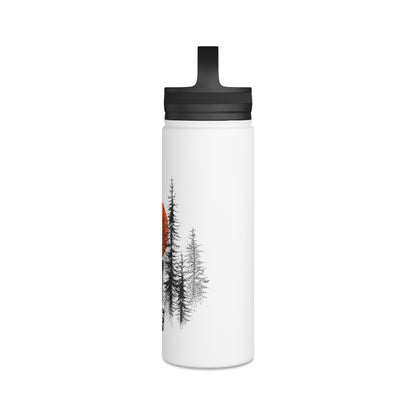 Stainless Steel Water Bottle, Handle Lid