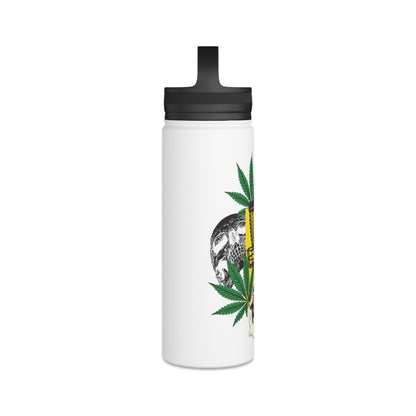 Stainless Steel Water Bottle, Handle Lid