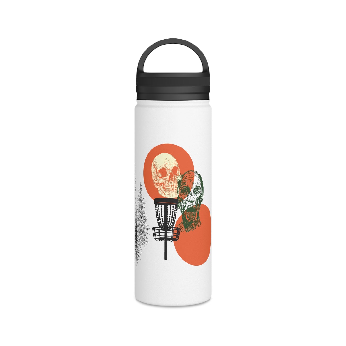 Stainless Steel Water Bottle, Handle Lid